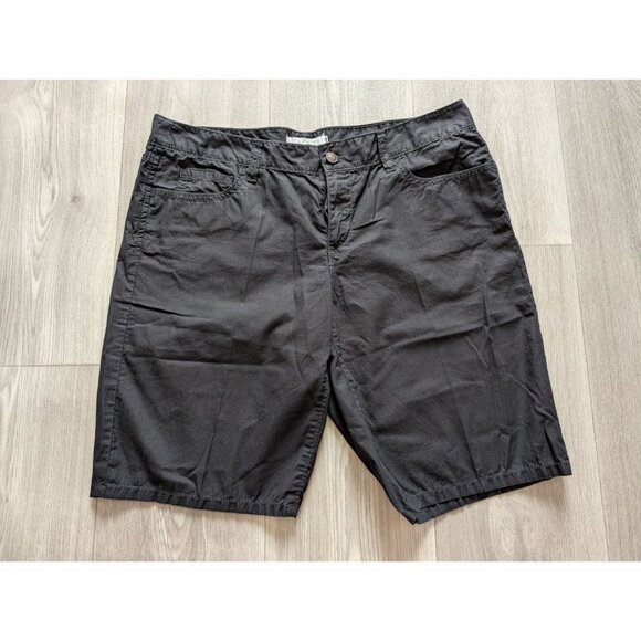 LOFT Black Casual Cotton/Spandex Shorts With Pockets Size 8 - Picture 1 of 5